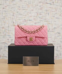 CHANEL CLASSIC – 23 – PINK – CAVIAR – GOLD CHAMPAGNE