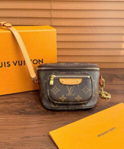 LV BUMBAG - MINI - BROWN - MONOGRAM CANVAS - GOLD
