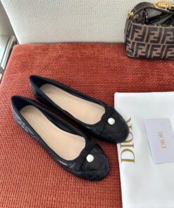 DIOR BALLET FLAT - BLACK