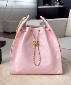 CHANEL 25 – MEDIUM – ROSE SAKURA – CAVIAR – GOLD