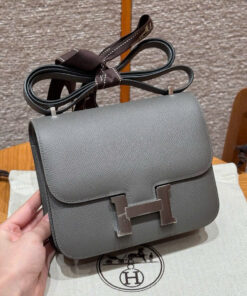 HERMES CONSTANCE – 19 – GRIS MEYER – EPSOM – PHW