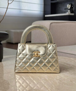 CHANEL KELLY – METALIC GOLD – SHINY AGED CALFSKIN – GOLD