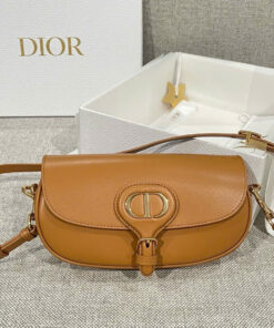 DIOR BOBBY EAST-WEST - CAMEL - CALFSKIN - GOLD