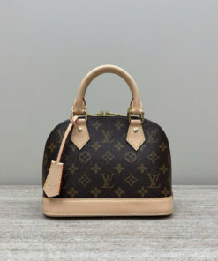 LV ALMA - BB - BROWN - MONOGRAM CANVAS - GOLD
