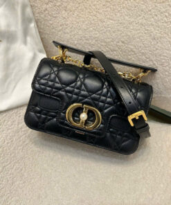 DIOR JOLIE TOP HANDLE – MINI – BLACK – CALFSKIN – GOLD