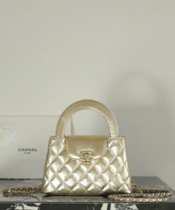 CHANEL KELLY – METALIC GOLD – SHINY AGED CALFSKIN – GOLD