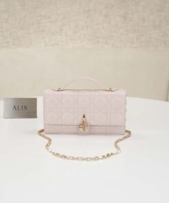DIOR MISS MINI BAG – POWDER PINK – LAMBSKIN – GOLD