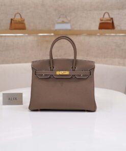 HERMES BIRKIN - 30 - ETOUPE - TOGO - GHW