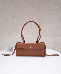 CHANEL 26S SHOPPING BAG - CAMEL - GRAINED CALFSKIN - GOLD