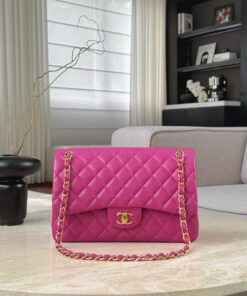 CHANEL CLASSIC – 30 – PINK – LAMBSKIN – GOLD