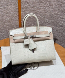 HERMES BIRKIN 20 – CRAIE – ALLIGATOR – PHW