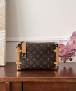 LV SIDE TRUNK – MM – BROWN – MONOGRAM CANVAS – GOLD