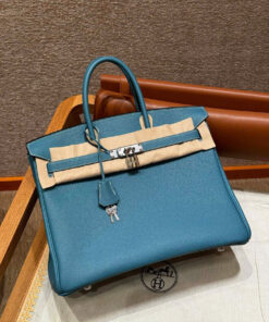 HERMES BIRKIN - 35 - BLEU JEAN - TOGO - PHW