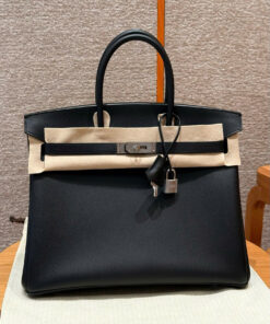 HERMES BIRKIN - 35 - NOIR - EPSOM - PHW