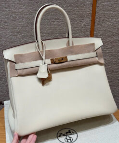 HERMES BIRKIN - 35 - NATA - SWIFT - GHW