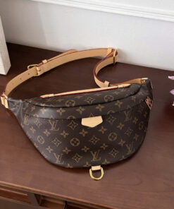 LV BUMBAG – BROWN – MONOGRAM CANVAS – GOLD