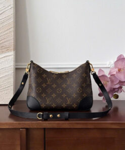 LV BOULOGNE – PM – BROWN – MONOGRAM CANVAS – GOLD