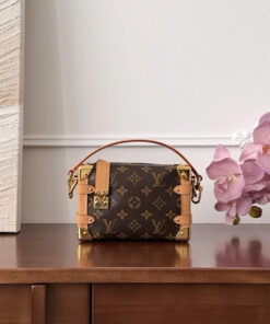 LV SIDE TRUNK - PM - BROWN - MONOGRAM CANVAS - GOLD