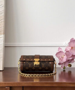 LV PAPILLON TRUNK BAG - BROWN - MONOGRAM CANVAS - GOLD