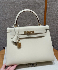 HERMES KELLY - 28 - NATA - EPSOM - GHW