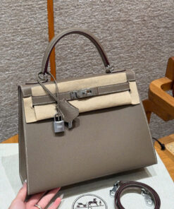 HERMES KELLY - 28 - ETOUPE - EPSOM- PHW