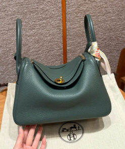 HERMES LINDY – 26 – VERT AMANDA – CLEMENCE – GHW