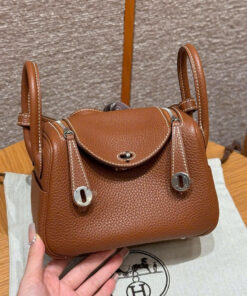 HERMES LINDY – MINI – GOLD – CLEMENCE – PHW