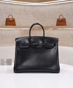 HERMES BIRKIN – 35 – NOIR – BOX – SO BLACK